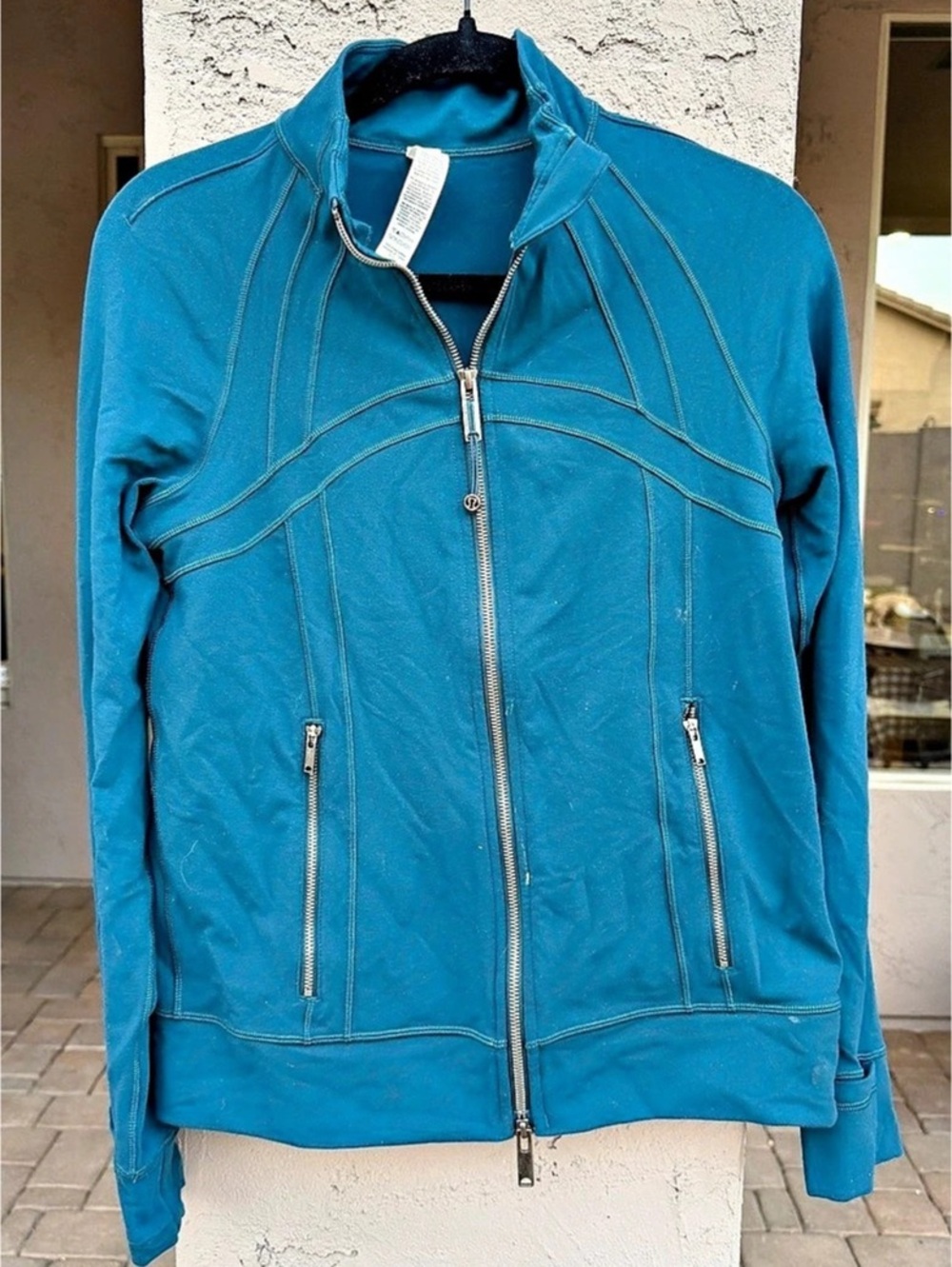 Lululemon Define Jacket Women's Nulu Teal Size 6